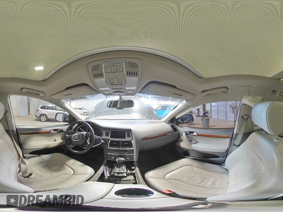 2014 Audi Q7 with VIN WA1CMBFE3ED007194, listed as a Copart auction lot 53189005 with Not provided miles and Salvage title. Bid and sale history available at DreamBid. Image 15.