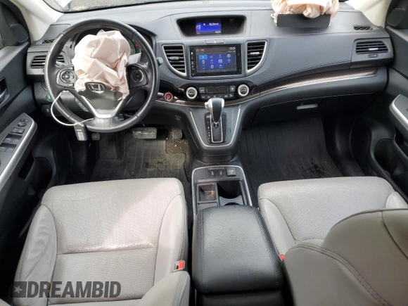 2015 Honda CR-V EX-L with VIN 2HKRM4H79FH661218, listed as a Copart auction lot 52257225 with 107,587 mi miles and Salvage Title. Bid and sale history available at carsss.com. Image 8.