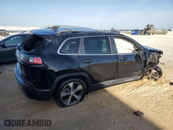 2021 Jeep Cherokee Limited z VIN 1C4PJLDX6MD164341, wystawiony jako Copart lot #49296935 z przebiegiem 333 333 mil mil oraz Czysty tytuł • Clean title. Historia ofert i sprzedaży dostępna na DreamBid. Obrazek 3.