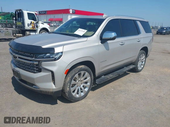 2023 Chevrolet Tahoe Premier с VIN 1GNSKSKD2PR109782, выставлен на аукционе IAAI как лот 42473138 с пробегом 42 179 миль миль и . История ставок и продаж доступна на DreamBid. Изображение 2.