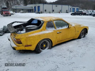 1984 Porsche 944 z VIN WP0AA0944EN456763, wystawiony jako Copart lot #46311845 z przebiegiem 15 364 mil mil oraz Czysty tytuł • Clean title. Historia ofert i sprzedaży dostępna na DreamBid. Obrazek 3.