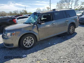 2014 Ford Flex SE with VIN 2FMGK5B88EBD44282, listed as a Copart auction lot 43247185 with 196,179 mi miles and Salvage Title. Bid and sale history available at carsss.com. Image 1.