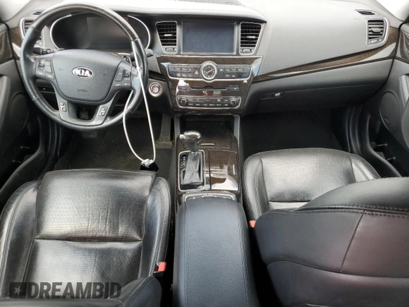 2014 Kia Cadenza Premium with VIN KNALN4D75E5166891, listed as a Copart auction lot 55971055 with 129,781 mi miles and Clean Title. Bid and sale history available at DreamBid. Image 8.