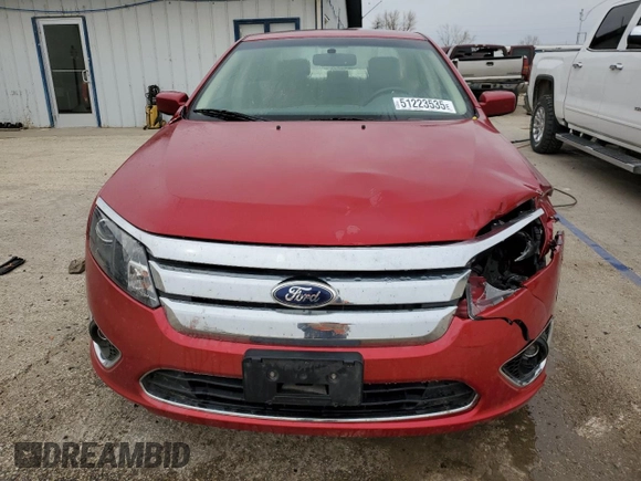 2012 Ford Fusion SEL with VIN 3FAHP0JGXCR364995, listed as a Copart auction lot 51223535 with 42,012 mi miles and Salvage Title. Bid and sale history available at carsss.com. Image 5.