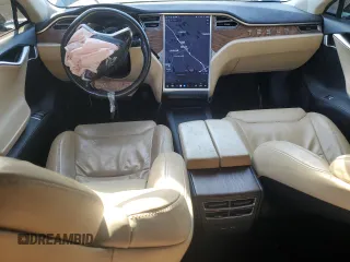2017 Tesla Model S 100D with VIN 5YJSA1E2XHF194670, listed as a Copart auction lot 57919145 with 122,314 mi miles and Clean title. Bid and sale history available at DreamBid. Image 8.