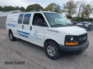2013 Chevrolet Express Cargo with VIN 1GCWGGBA2D1182532, listed as a IAAI auction lot 40723126 with 170,691 mi miles and . Bid and sale history available at DreamBid. Image 1.