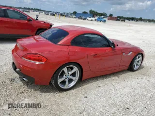 2015 BMW Z4 sDrive35i with VIN WBALM7C51FJ798977, listed as a Copart auction lot 49357184 with 55,895 mi miles and Salvage Title. Bid and sale history available at carsss.com. Image 3.