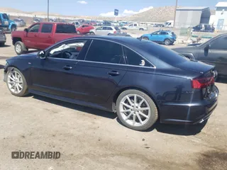 2018 Audi A6 Premium Plus with VIN WAUD8AFC8JN101256, listed as a Copart auction lot 56673244 with 0 mi miles and Salvage Title. Bid and sale history available at carsss.com. Image 2.