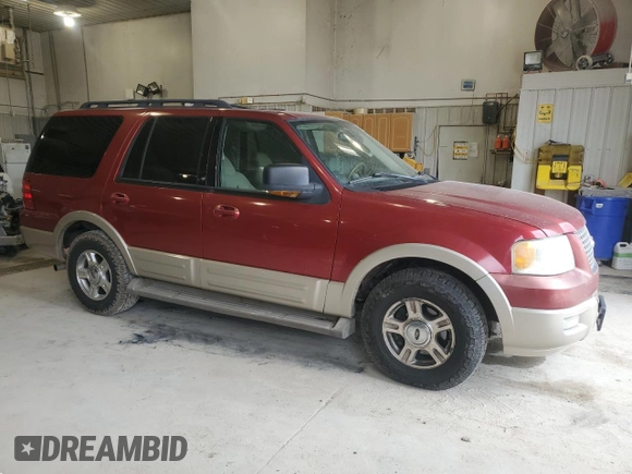 2005 Ford Expedition Eddie Bauer z VIN 1FMFU18535LA64541, wystawiony jako Copart lot #50811075 z przebiegiem 216 979 mil mil oraz Szkoda całkowita • Salvage title. Historia ofert i sprzedaży dostępna na DreamBid. Obrazek 4.