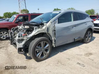 2021 Nissan Murano Platinum with VIN 5N1AZ2DS5MC115646, listed as a Copart auction lot 63420025 with 80,437 mi miles and Salvage title. Bid and sale history available at DreamBid. Image 1.