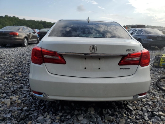 2014 Acura RLX Tech Pkg with VIN JH4KC1F56EC007600, listed as a Copart auction lot 66319624 with 145,375 mi miles and Salvage Title. Bid and sale history available at carsss.com. Image 6.