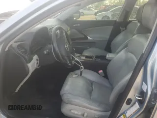 2006 Lexus IS 250 with VIN JTHCK262465005997, listed as a Copart auction lot 54251915 with 208,670 mi miles and Salvage Title. Bid and sale history available at DreamBid. Image 7.