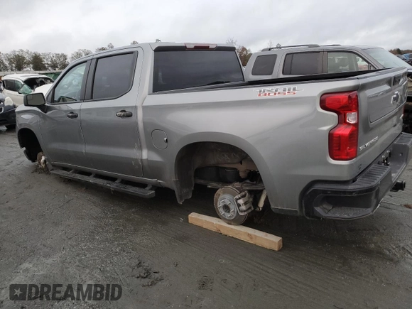 2024 Chevrolet Silverado 1500 Custom Trail Boss with VIN 3GCUDCE81RG175291, listed as a Copart auction lot 80973244 with 14,674 mi miles and Salvage Title. Bid and sale history available at carsss.com. Image 2.