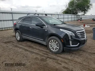 2017 Cadillac XT5 FWD with VIN 1GYKNARS9HZ237365, listed as a Copart auction lot 54190955 with 89,722 mi miles and Salvage Title. Bid and sale history available at DreamBid. Image 4.