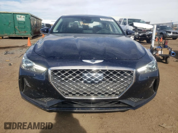 2021 Genesis G70 2.0T with VIN KMTG64LA7MU078414, listed as a Copart auction lot 71033724 with 47,281 mi miles and Clean Title. Bid and sale history available at carsss.com. Image 5.