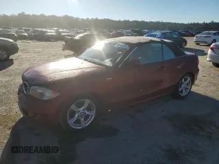 2013 BMW 1 Series 128i with VIN WBAUL7C51DVU08389, listed as a Copart auction lot 80650834 with 63,643 mi miles and Salvage Title. Bid and sale history available at carsss.com. Image 1.