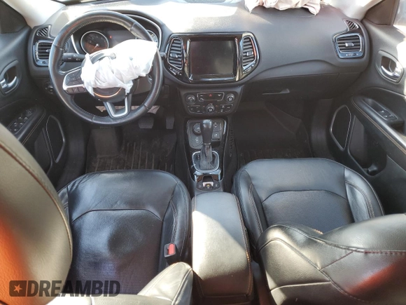 2018 Jeep Compass Limited with VIN 3C4NJDCB0JT245828, listed as a Copart auction lot 43236845 with 66,330 mi miles and Salvage Title. Bid and sale history available at DreamBid. Image 8.