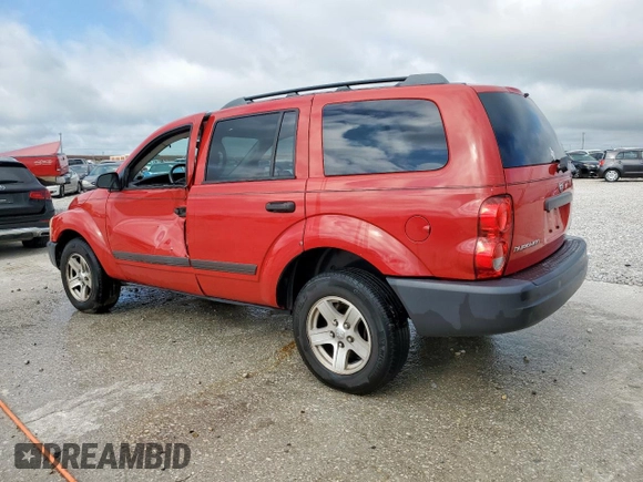 2006 Dodge Durango SXT with VIN 1D4HD38K76F167558, listed as a Copart auction lot 56146625 with Not provided miles and Salvage title. Bid and sale history available at DreamBid. Image 2.