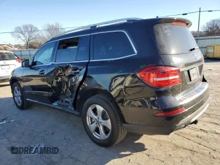 2018 Mercedes-Benz GLS 450 with VIN 4JGDF6EE3JB100554, listed as a Copart auction lot 80287543 with 120,206 mi miles and . Bid and sale history available at DreamBid. Image 2.