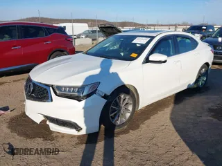 2018 Acura TLX with VIN 19UUB1F32JA000145, listed as a IAAI auction lot 41244292 with 83,254 mi miles. Bid and sale history available at carsss.com. Image 2.