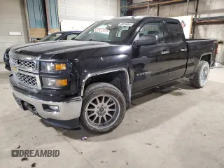 2014 Chevrolet Silverado 1500 LT with VIN 1GCVKREC3EZ216970, listed as a Copart auction lot 84018004 with 129,233 mi miles and Salvage Title. Bid and sale history available at carsss.com. Image 1.