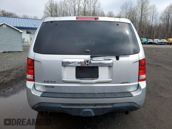 2014 Honda Pilot LX with VIN 5FNYF4H24EB011297, listed as a Copart auction lot 53833845 with 101,884 mi miles and Salvage Title. Bid and sale history available at DreamBid. Image 6.