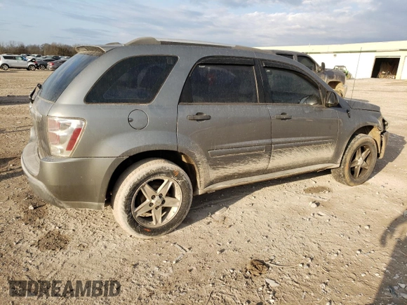 2005 Chevrolet Equinox LS with VIN 2CNDL13F256116146, listed as a Copart auction lot 43934705 with 255,682 mi miles and Clean Title. Bid and sale history available at carsss.com. Image 3.