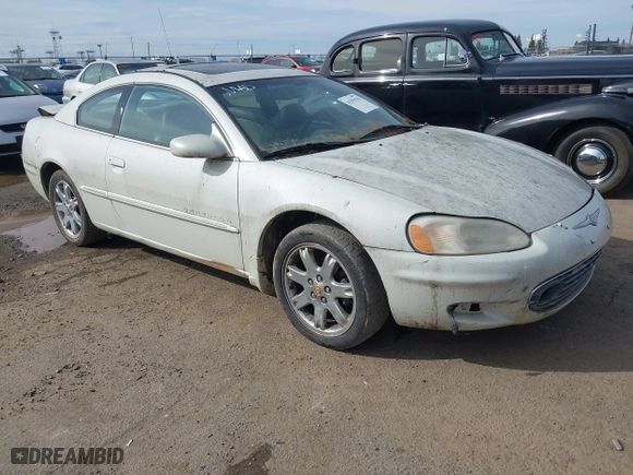 2001 Chrysler Sebring LXi with VIN 4C3AG52H61E190300, listed as a IAAI auction lot 41551135 with 123,715 mi miles. Bid and sale history available at carsss.com. Image 1.