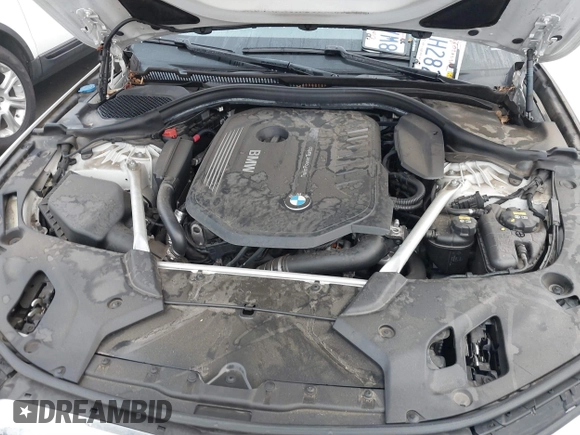 2018 BMW 5 Series 540i with VIN WBAJE5C56JG918691, listed as a IAAI auction lot 41608360 with 46,799 mi miles and . Bid and sale history available at carsss.com. Image 6.