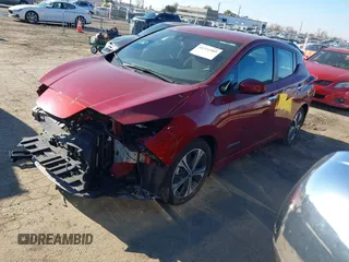 2019 Nissan LEAF SV z VIN 1N4AZ1CPXKC304632, wystawiony jako IAAI lot #41321905 z przebiegiem 15 948 mil mil oraz . Historia ofert i sprzedaży dostępna na DreamBid. Obrazek 19.