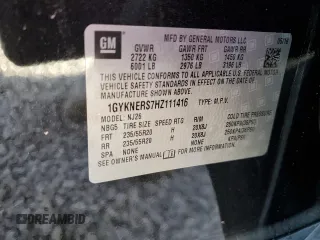 2017 Cadillac XT5 Premium Luxury AWD z VIN 1GYKNERS7HZ111416, wystawiony jako Copart lot #47649025 z przebiegiem Nie podano mil oraz Szkody całkowita. Historia ofert i sprzedaży dostępna na DreamBid. Obrazek 13.