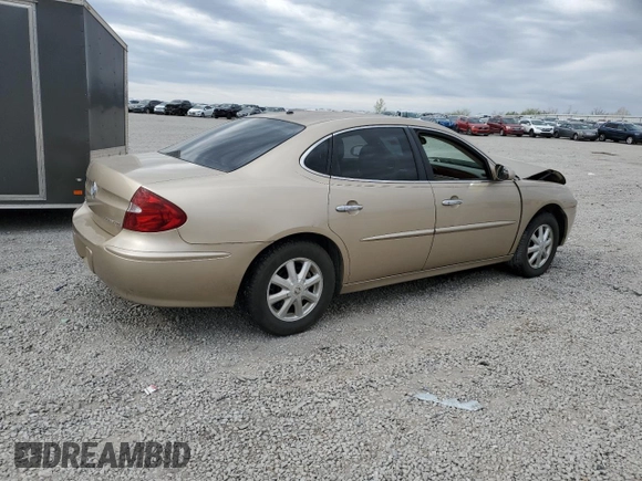 2005 Buick LaCrosse CXL z VIN 2G4WD532351232138, wystawiony jako Copart lot #53446425 z przebiegiem 146 054 mil mil oraz Szkody całkowita. Historia ofert i sprzedaży dostępna na DreamBid. Obrazek 3.