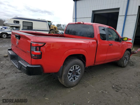 2022 Nissan Frontier S with VIN 1N6ED1CM5NN624981, listed as a Copart auction lot 44170554 with 36,249 mi miles and Salvage Title. Bid and sale history available at carsss.com. Image 3.