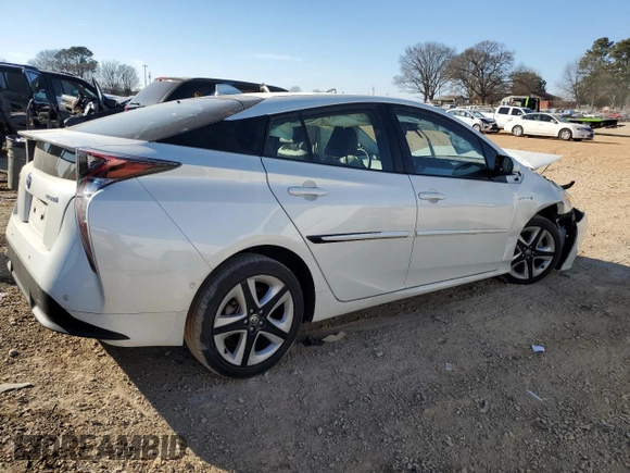 2018 Toyota Prius Two with VIN JTDKARFU1J3055156, listed as a Copart auction lot 47745465 with 57,740 mi miles and Salvage Title. Bid and sale history available at DreamBid. Image 3.