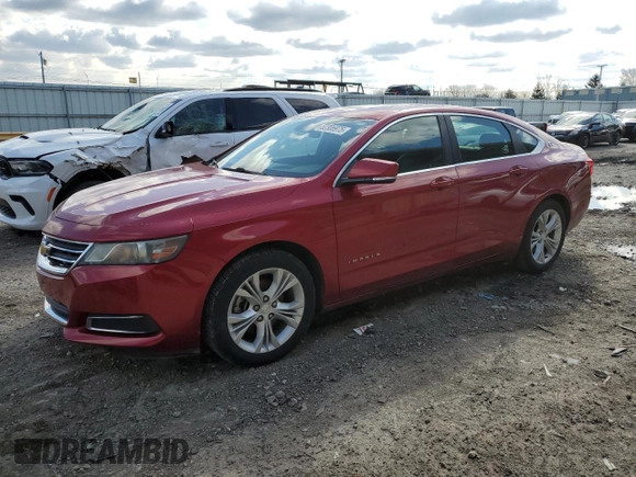 2014 Chevrolet Impala LT with VIN 2G1125S32E9101310, listed as a Copart auction lot 52306975 with 123,393 mi miles and Salvage Title. Bid and sale history available at DreamBid. Image 1.