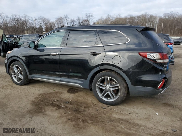 2017 Hyundai Santa Fe Limited Ultimate with VIN KM8SRDHFXHU212225, listed as a Copart auction lot 49301865 with 70,581 mi miles and Clean Title. Bid and sale history available at carsss.com. Image 2.