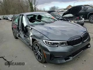 2019 BMW 3 Series 330i xDrive with VIN 3MW5R7J59K8B00893, listed as a Copart auction lot 47220575 with Not Provided miles and Salvage Title. Bid and sale history available at DreamBid. Image 11.