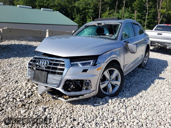 2019 Audi Q5 Prestige with VIN WA1CNAFY9K2075184, listed as a Copart auction lot 57129522 with 0 mi miles. Bid and sale history available at carsss.com. Image 2.