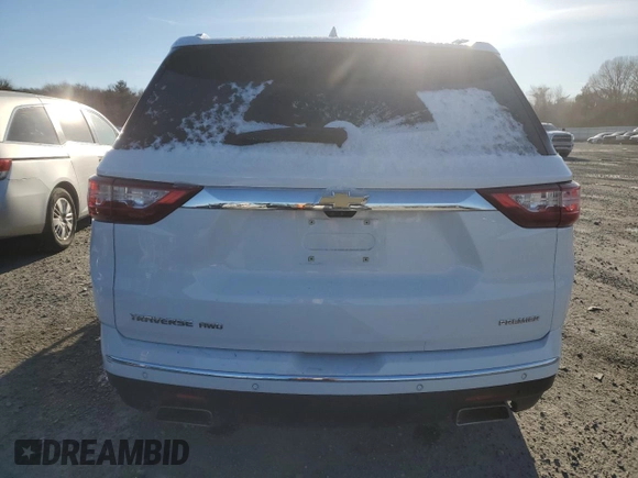 2020 Chevrolet Traverse Premier with VIN 1GNEVKKW8LJ212493, listed as a Copart auction lot 85914424 with 44,383 mi miles and Salvage Title. Bid and sale history available at carsss.com. Image 6.