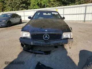 2001 Mercedes-Benz SL-Class with VIN WDBFA68FX1F196609, listed as a Copart auction lot 76124154 with 49,809 mi miles and Salvage Title. Bid and sale history available at carsss.com. Image 5.