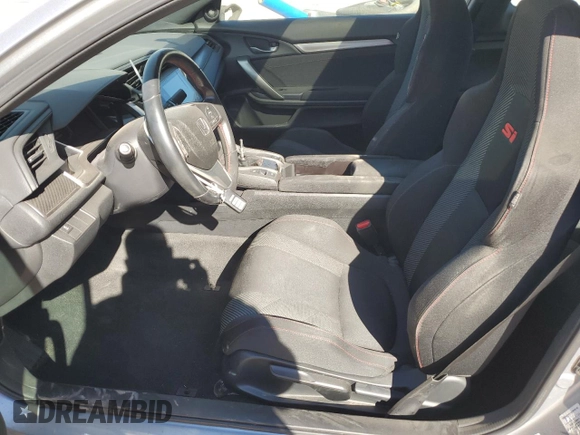 2018 Honda Civic Si Coupe with VIN 2HGFC3A50JH753815, listed as a Copart auction lot 74339004 with 73,694 mi miles and Salvage Title. Bid and sale history available at carsss.com. Image 7.