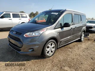 2017 Ford Transit Connect XLT z VIN NM0GE9F73H1296885, wystawiony jako Copart lot #74904194 z przebiegiem 64 495 mil mil oraz Szkoda całkowita • Salvage title. Historia ofert i sprzedaży dostępna na DreamBid. Obrazek 1.