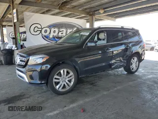 2017 Mercedes-Benz GLS 450 z VIN 4JGDF6EE2HA857803, wystawiony jako Copart lot #63474225 z przebiegiem 83 823 mil mil oraz Szkoda całkowita • Salvage title. Historia ofert i sprzedaży dostępna na DreamBid. Obrazek 1.