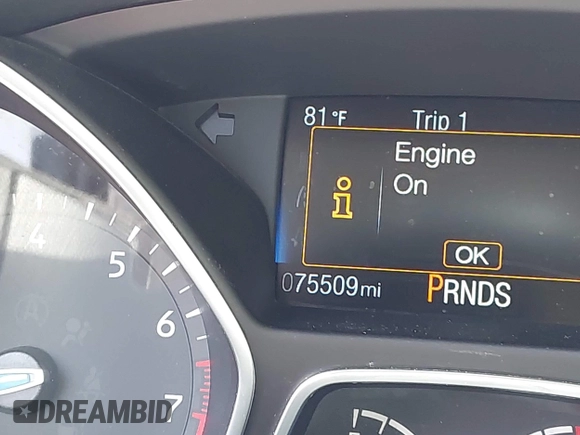 2016 Ford Focus Titanium with VIN 1FADP3N26GL332709, listed as a IAAI auction lot 42458997 with 75,509 mi miles and . Bid and sale history available at DreamBid. Image 7.