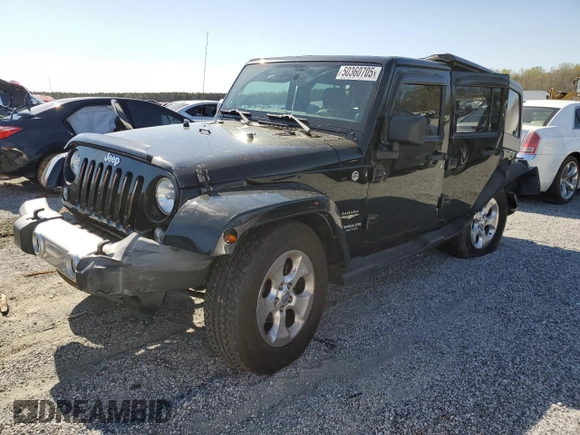 2014 Jeep Wrangler Unlimited Sahara with VIN 1C4BJWEG1EL102203, listed as a Copart auction lot 50360705 with 89,831 mi miles and Salvage Title. Bid and sale history available at carsss.com. Image 1.
