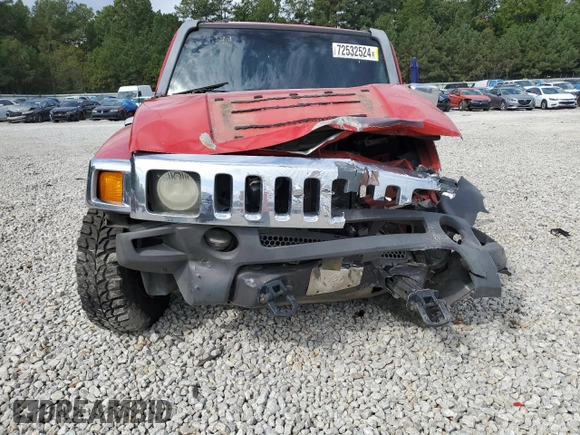 2006 Hummer H3 with VIN 5GTDN136568101403, listed as a Copart auction lot 72532524 with 239,120 mi miles and Salvage Title. Bid and sale history available at carsss.com. Image 5.