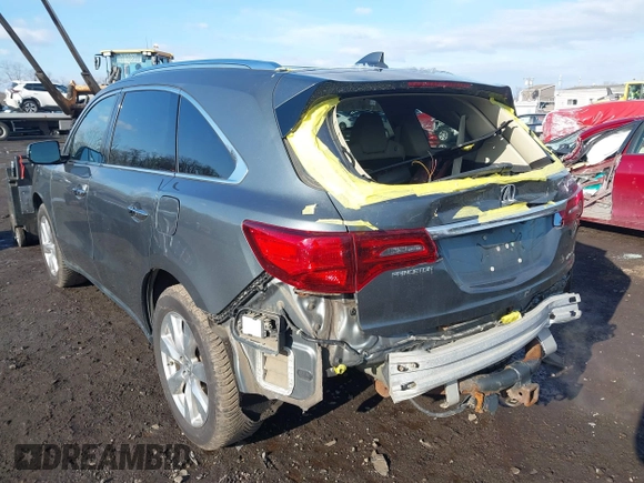 2016 Acura MDX w/Advance with VIN 5FRYD4H90GB042471, listed as a IAAI auction lot 41510207 with 176,168 mi miles. Bid and sale history available at carsss.com. Image 19.