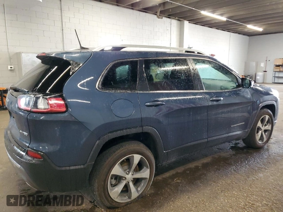 2020 Jeep Cherokee Limited with VIN 1C4PJMDN4LD537282, listed as a Copart auction lot 57639635 with 55,237 mi miles and Clean title. Bid and sale history available at DreamBid. Image 3.