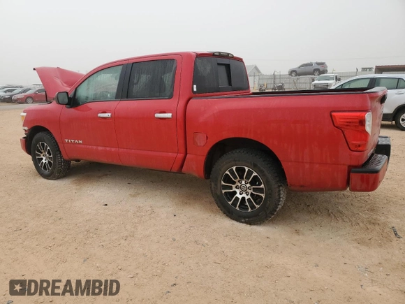 2021 Nissan Titan SV with VIN 1N6AA1EE3MN529038, listed as a Copart auction lot 45019855 with 66,400 mi miles and Salvage title. Bid and sale history available at DreamBid. Image 2.