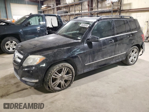 2014 Mercedes-Benz GLK 350 with VIN WDCGG8JB1EG169879, listed as a Copart auction lot 44435345 with 142,613 mi miles and Salvage Title. Bid and sale history available at DreamBid. Image 1.